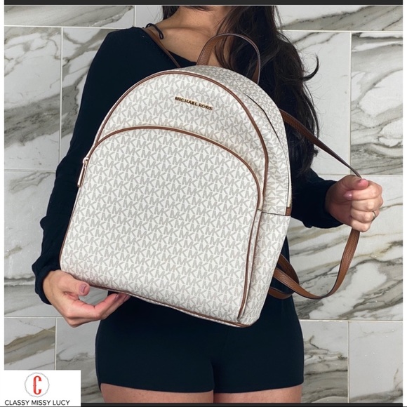 Michael Kors Handbags - NWT Michael Kors Large Abbey Backpack